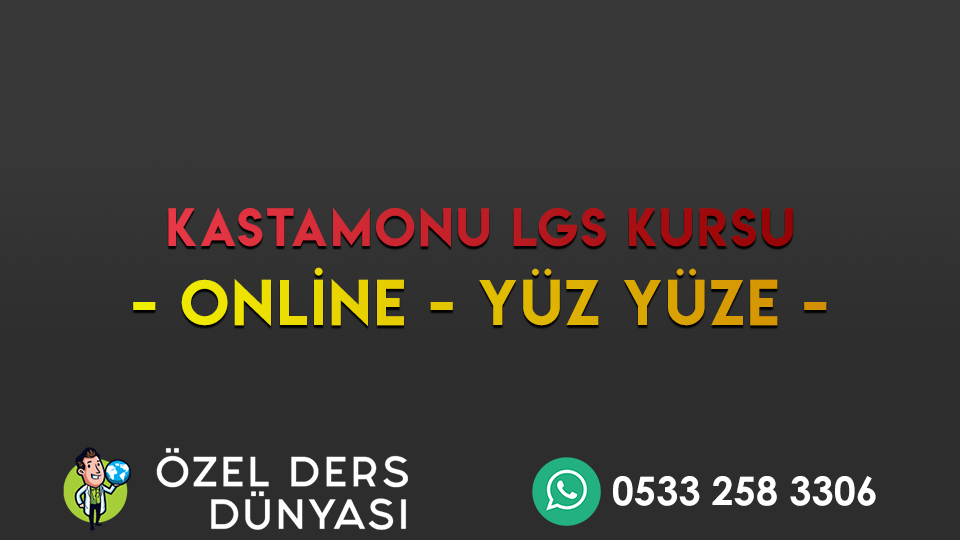 kastamonu lgs kursu