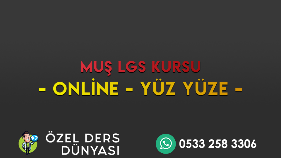 muş lgs kursu
