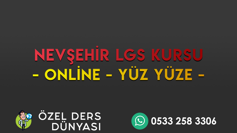 nevşehir lgs kursu