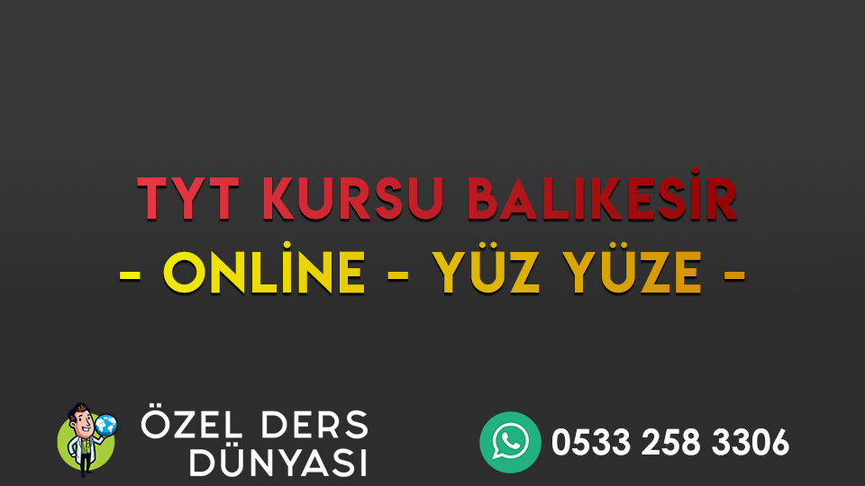 tyt kursu balıkesir