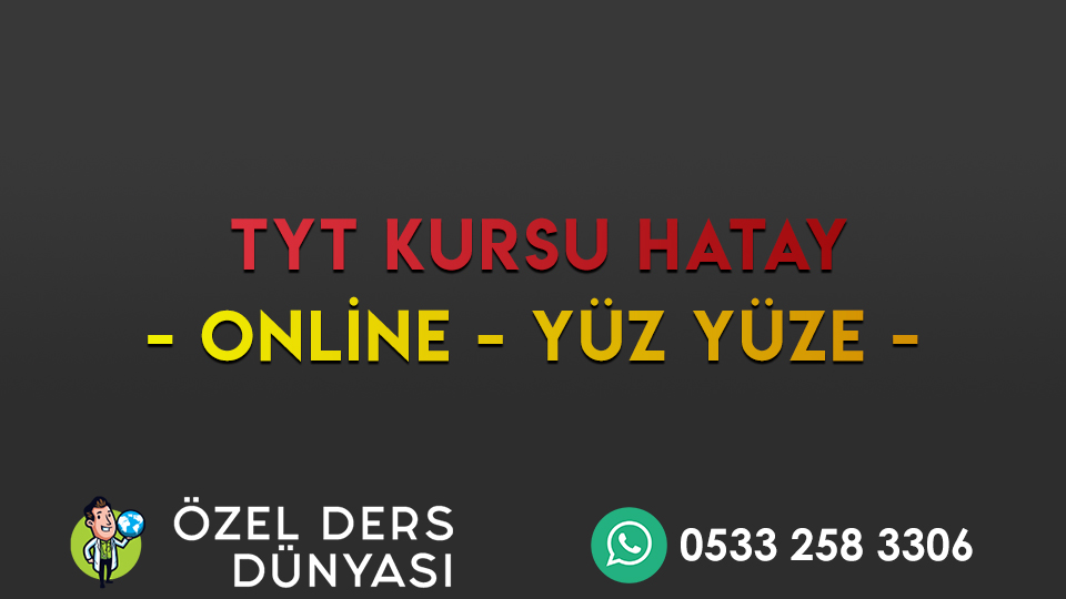 tyt kursu hatay