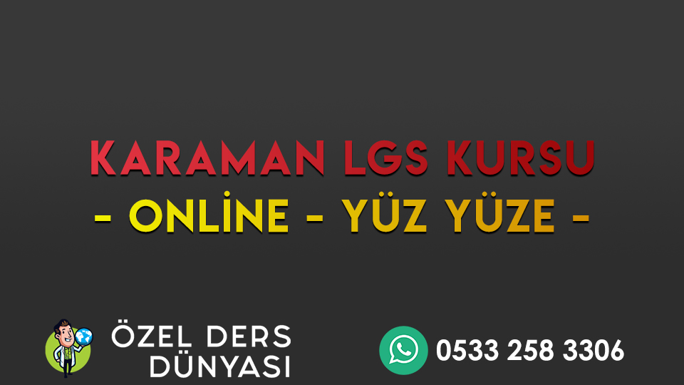karaman lgs kursu