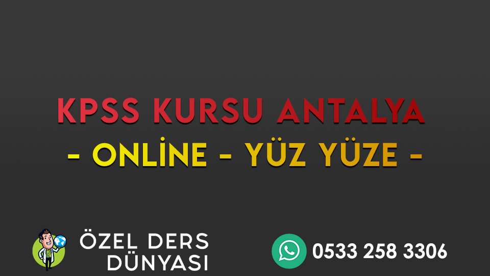 kpss kursu antalya