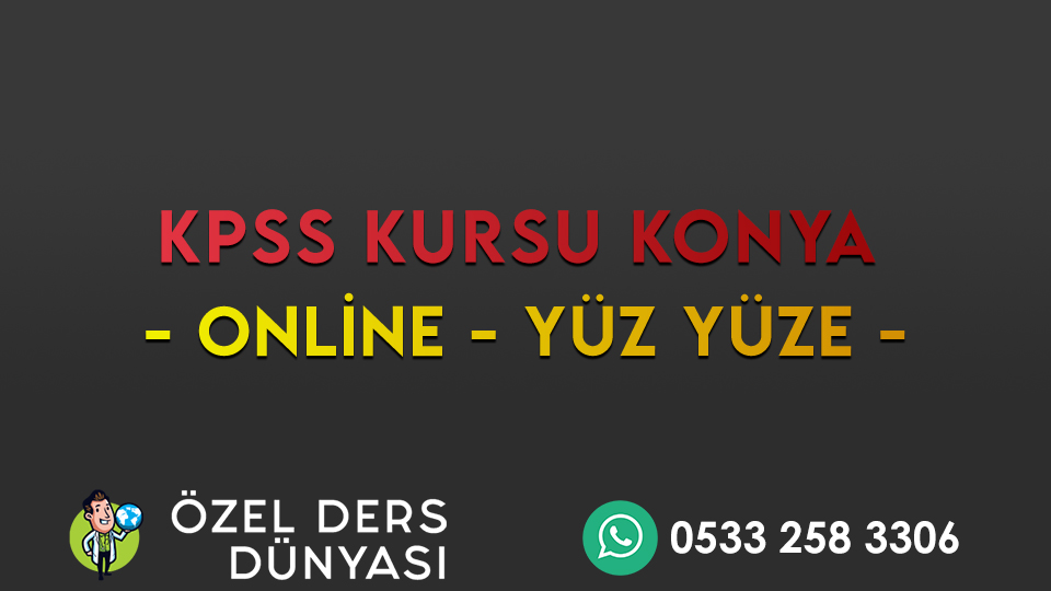 kpss kursu konya
