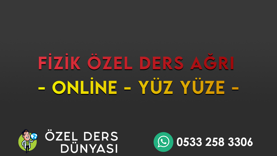 fizik özel ders ağrı