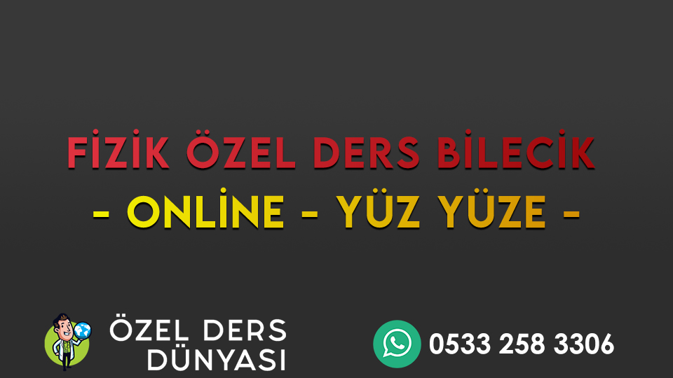 fizik özel ders bilecik