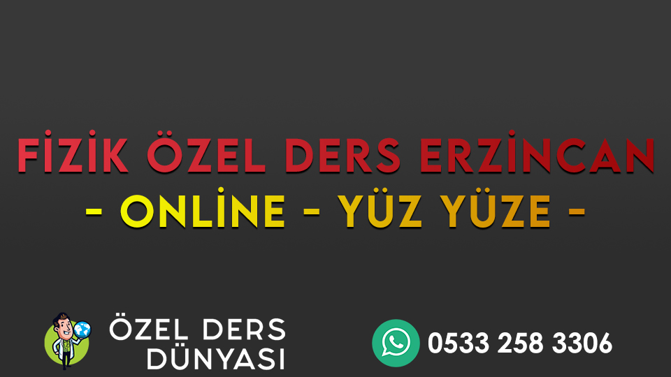 fizik özel ders erzincan