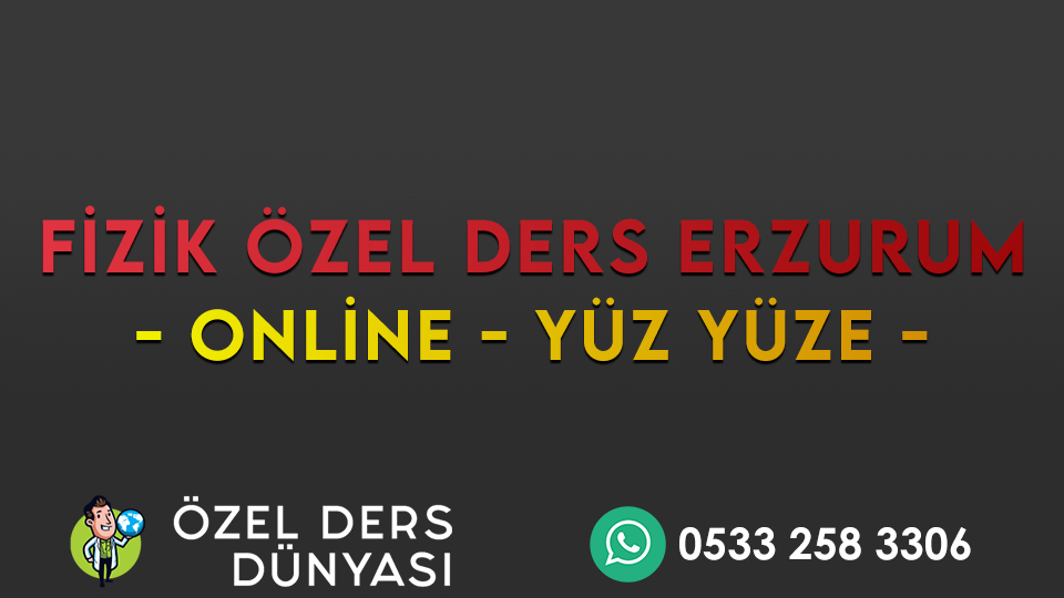 fizik özel ders erzurum