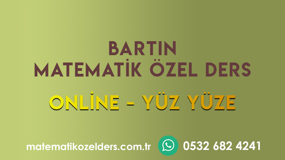 Bartın Matematik Özel Ders